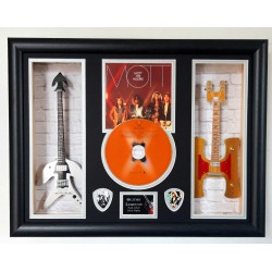 Mott The Hoople Double Mini Guitar, CD & Plectrum Presentation 