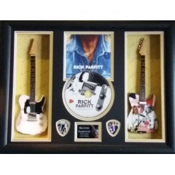 Rick Parfitt Over & Out Double Mini Guitar, CD & Plectrum Presentation 