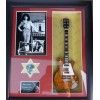 Marc Bolan T Rex Framed Guitar & Plectrum Presentation