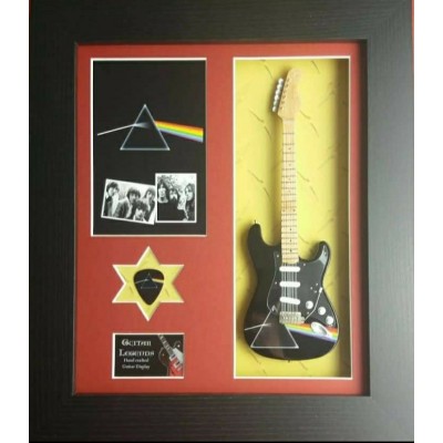 Pink Floyd DSOM Framed Guitar & Plectrum Presentation