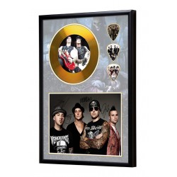 Avenged  Sevenfold Gold Look CD & Plectrum Display