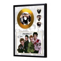 The Clash Gold Look CD & Plectrum Display