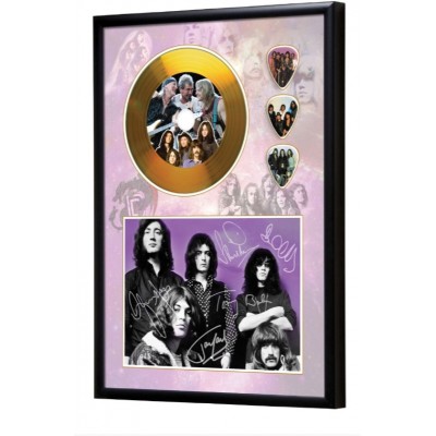 Deep Purple Gold Look CD & Plectrum Display