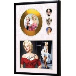 Marilyn Monroe Gold Look CD & Plectrum Display