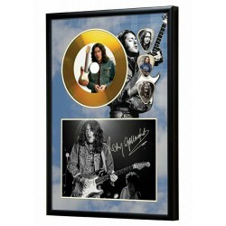 Rory Gallagher Gold Look CD & Plectrum Display