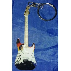 Eric Clapton Stainless Steel 10cm Guitar Key Ring