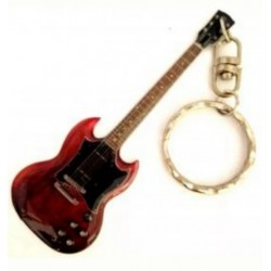 AC/DC SG Stainless Steel 10cm Guitar Key Ring