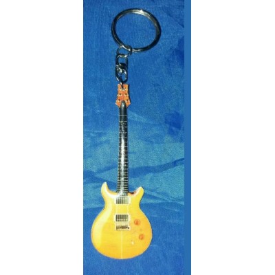 Santana Stainless Steel 10cm Guitar Key Ring