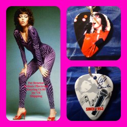 Pat Benetar Double Sided Tribute Plectrum Keyring