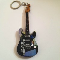 Hollywood Undead 10cm Wooden Tribute Guitar Key Chain