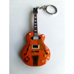 Eddie Cochran Gretsch 10cm Wooden Tribute Guitar Key Chain