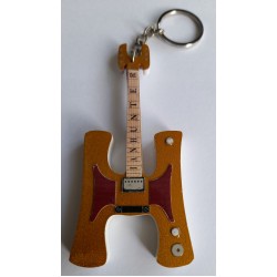 Ian Hunter H 10cm Wooden Tribute Guitar Key Chain