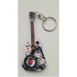 Quadrophenia 10cm Wooden Tribute Guitar Key Chain