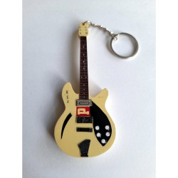 Paul Weller The Look 10cm Wooden Tribute Guitar Key Chain