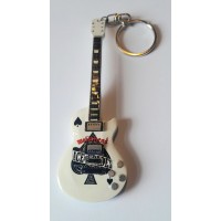 Motorhead Ace Of Spades 10cm Wooden Tribute Guitar Key Chain