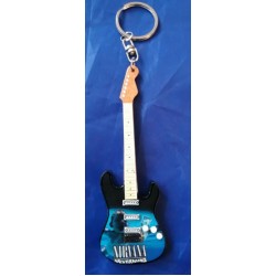 Nirvana 10cm Wooden Tribute Guitar Key Chain