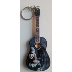 Ozzy Osbourne 10cm Wooden Tribute Guitar Key Chain