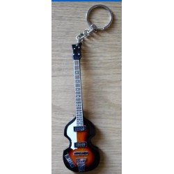 Paul McCartney Bass 10cm Wooden Tribute Guitar Key Chain