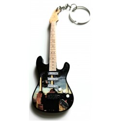 Pink Floyd Animals 10cm Wooden Tribute Guitar Key Chain