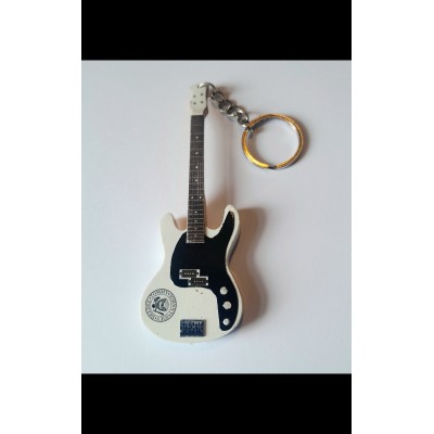 Ramones 10cm Wooden Tribute Guitar Key Chain