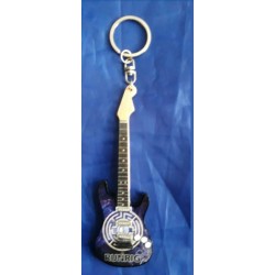 Runrig 10cm Wooden Tribute Guitar Key Chain