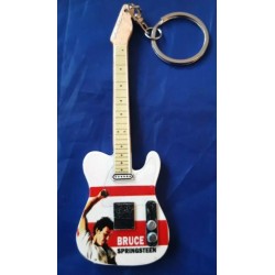 Bruce Springsteen 10cm Wooden Tribute Guitar Key Chain