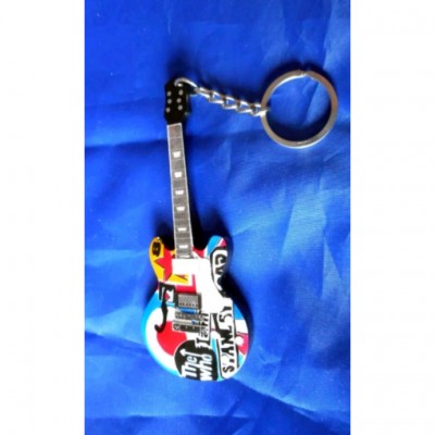 The Who Mods 10cm Wooden Tribute Guitar Key Chain
