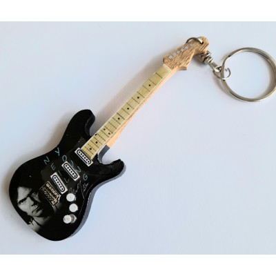 Neil Young 10cm Wooden Tribute Guitar Key Chain