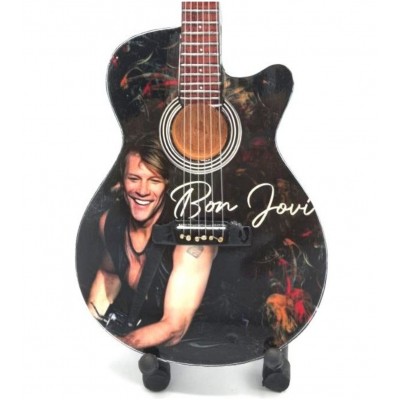 Bon Jovi Tribute Miniature Guitar 