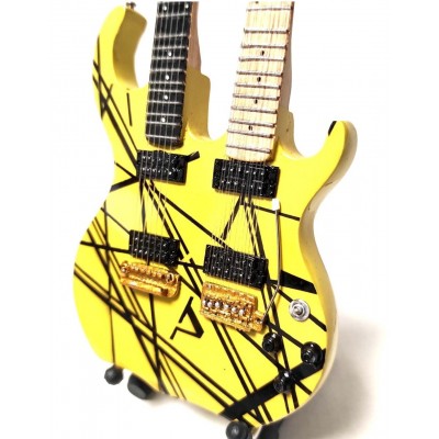 Van Halen Twin Neck Tribute Miniature Guitar Exclusive