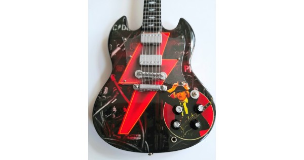 AC/DC Power Up Tribute Miniature Guitar Exclusive