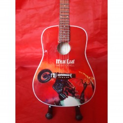 Meatloaf Bat Out Of Hell Tribute Miniature Guitar Exclusive