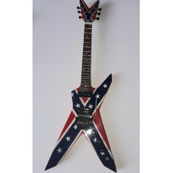 Dimebag Darrell Pantera Tribute Miniature Guitar Flag