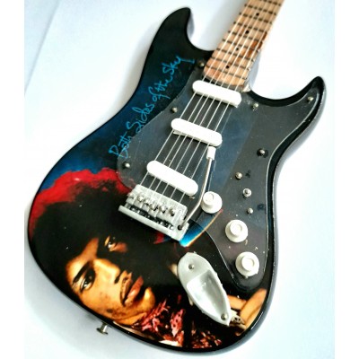 Jimi Hendrix Tribute Miniature Guitar Exclusive