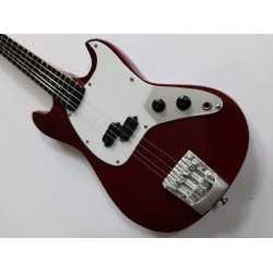 Status Quo Alan Lancaster Burgundy Tribute Miniature Guitar Exclusive