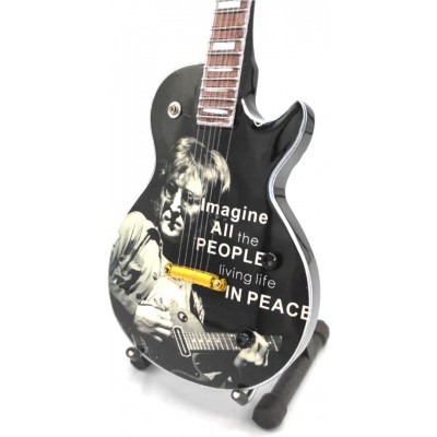 John Lennon Tribute Miniature Guitar