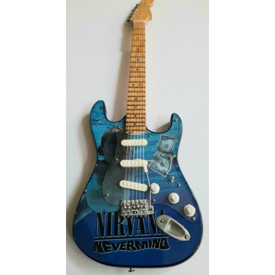 Nirvana Nevermind Tribute Miniature Guitar Exclusive