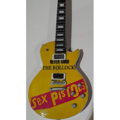 Sex Pistols Bollocks Tribute Miniature Guitar Exclusive