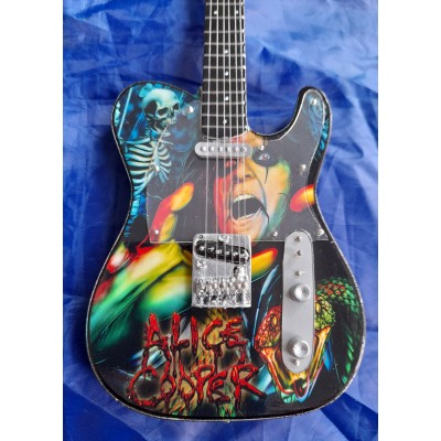 Alice Cooper Tribute Miniature Guitar