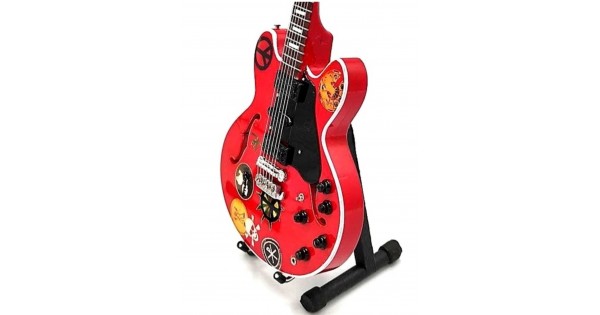 AC/DC Angus Young Black Tribute Miniature Guitar