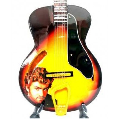 George Michael Tribute Miniature Guitar