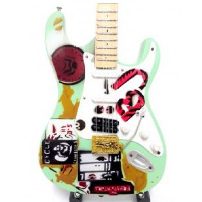 Green Day Tribute Miniature Guitar