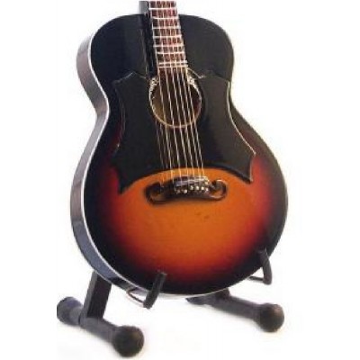 Johnny Cash Tribute Miniature Guitar