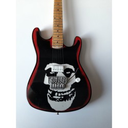 Misfits Skull Tribute Miniature Guitar