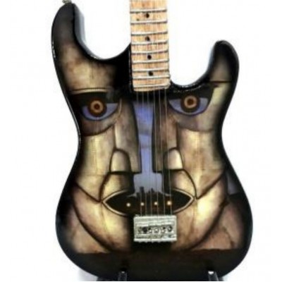 Pink Floyd Division Bell Tribute Miniature Guitar