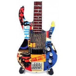 Red Hot Chilli Peppers Tribute Miniature Guitar