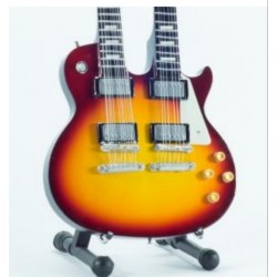 The Eagles Twin Neck Tribute Miniature Guitar