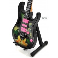 Steve Vai Tribute Miniature Guitar Floral