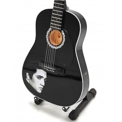 Elvis Tribute Miniature Guitar face