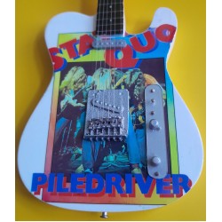 Status Quo piledriver Tribute Miniature Guitar Exclusive